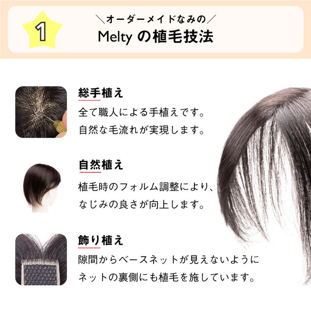 Meltyウィッグ + 交換用Meltyテープ1本付き