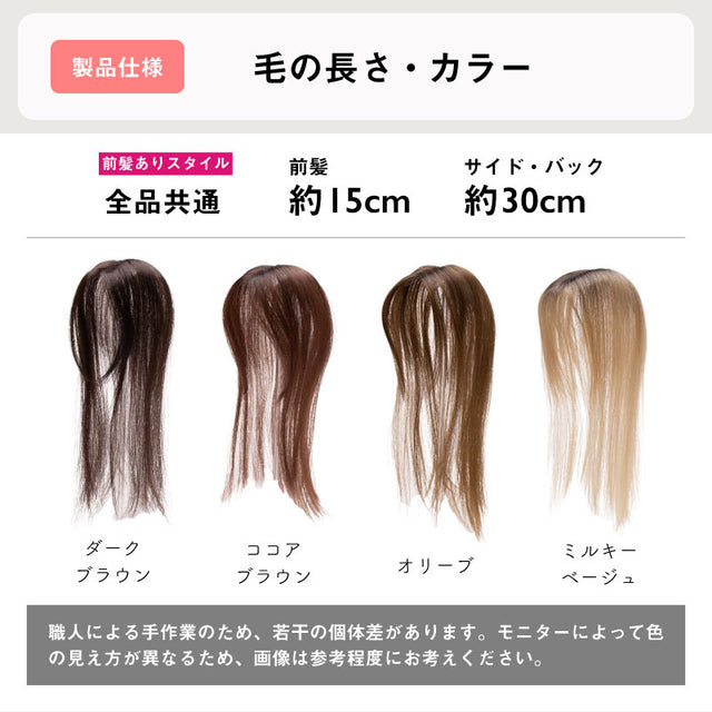 【ピンなし部分ウィッグ】 Melty color ウィッグ