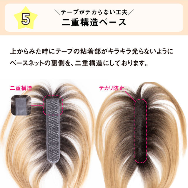 【ピンなし部分ウィッグ】 Melty color ウィッグ